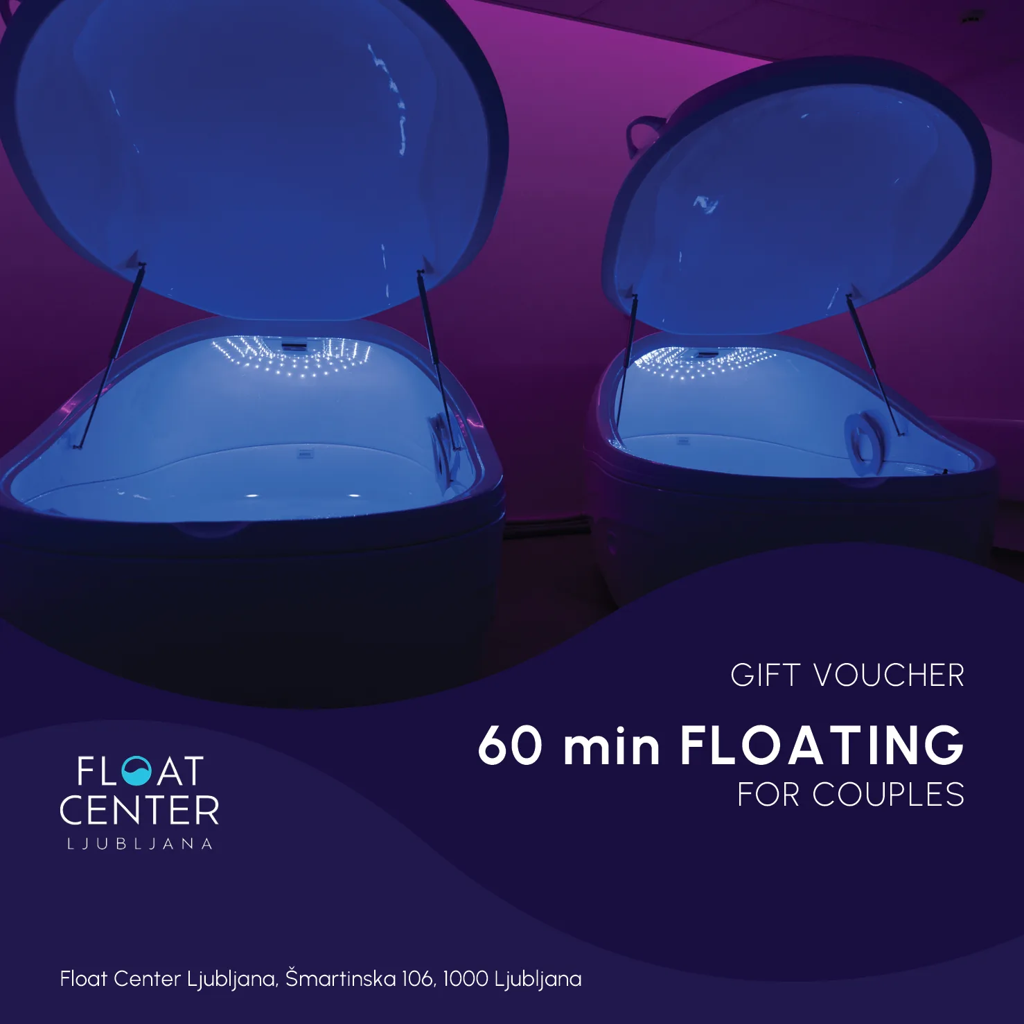 Gift voucher - 60 min Couple Floating
