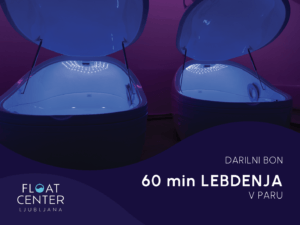 Darilni bon za 60 minut lebdenja v dvoje